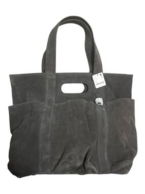 1194. FREE PEOPLE Caravan Tote in Charcoal NWT $128